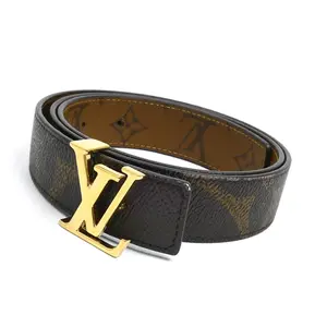 Pre-owned Louis Vuitton Canvas Small Leather Goods LV Iconic Monogram Reversible Belt