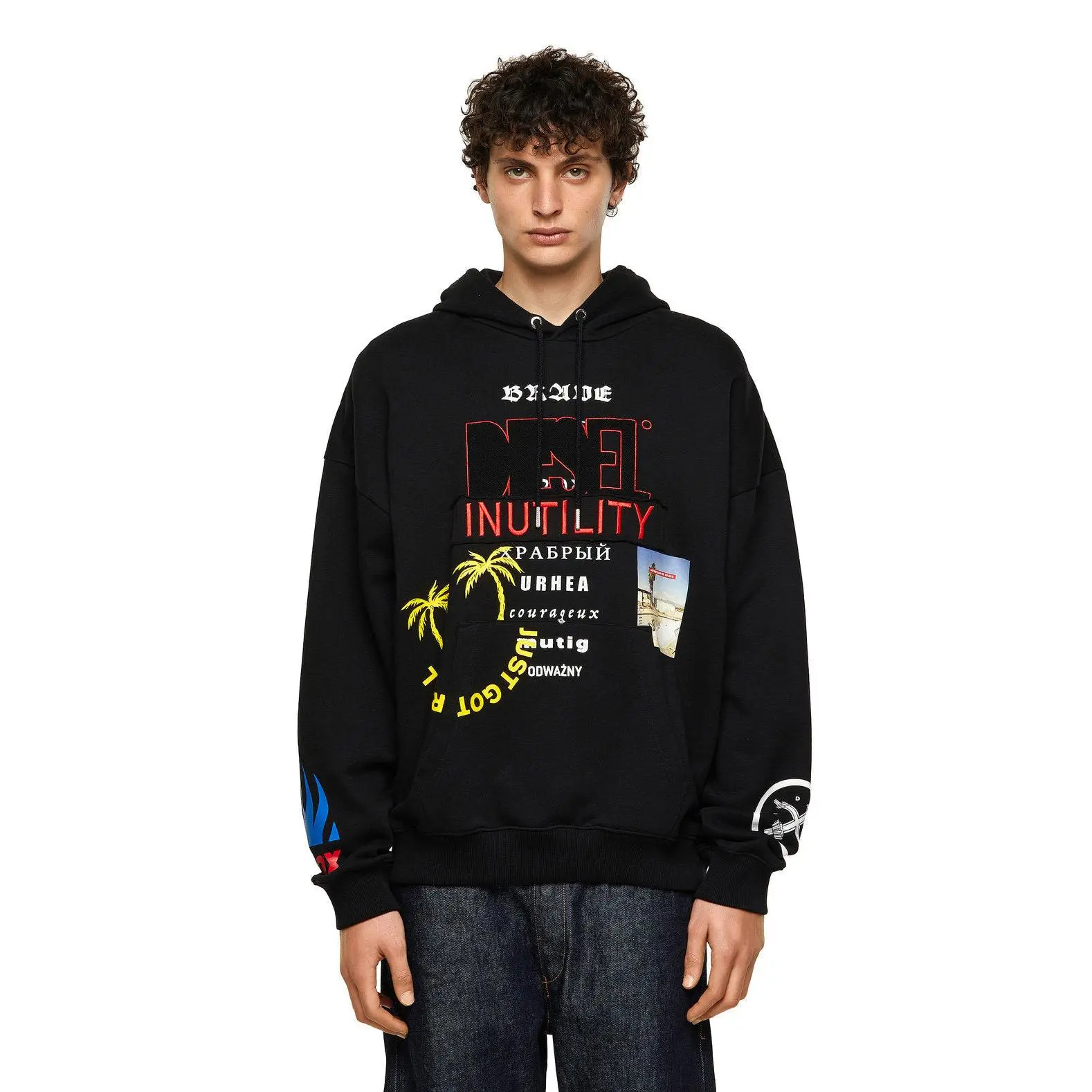 DIESEL S-UMMER-B4 SWEATSHIRT Mens Apparel