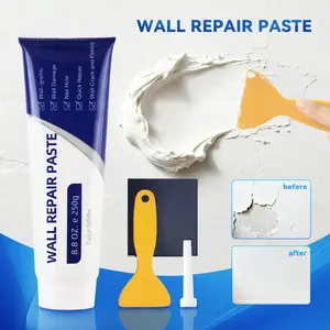 Drywall Patch Repair Kit, 250g Wall Mending Agent, Multi-functional Quick-drying Wall Repair Paste, Adhesive, Heavy Duty, Concrete Sealant Waterproof, Self Adesive，Home Renovation Wall Tools！
