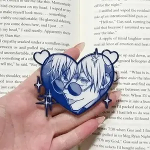 Gojo Satoru Jujutsu Kaisen MagSafe Phone Grip, Magnetic Anime Phone Stand, Kindle Holder, Removable Magnet, Blue Aesthetic Gift for Readers