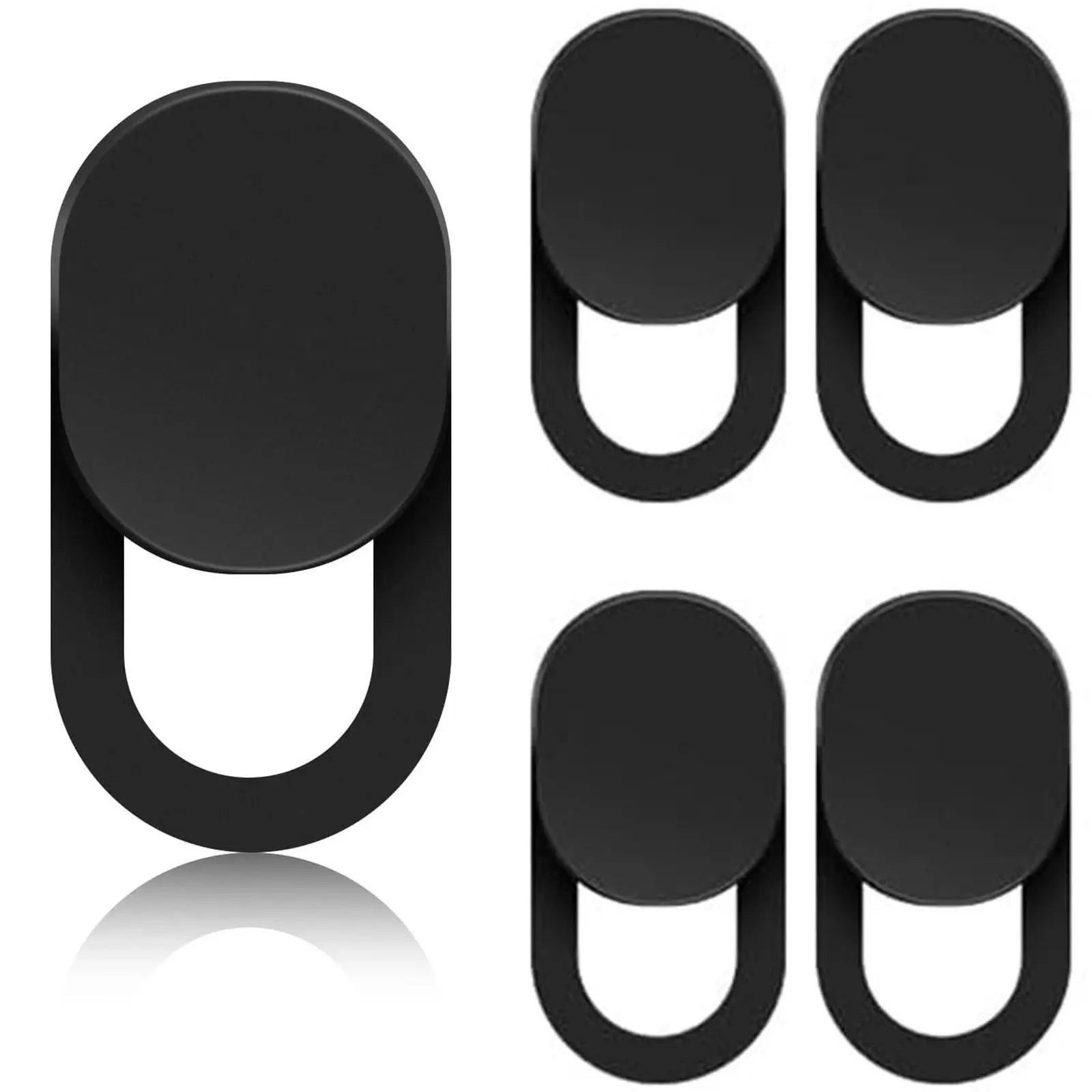 Webcam Cover Slide, [5 - Pack]Ultra-Thin Web Camera Cover for Laptops, PC,Computer and Apple Devices like MacBook,iMac, iPad and iPhone Phone.0.022in Thick Web Blocker for Privacy and Security Tech Accessories