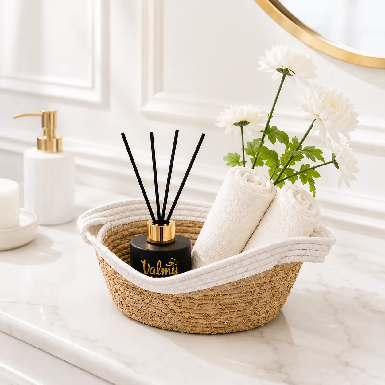 Valmy Luxury Reed Diffuser Decor Set