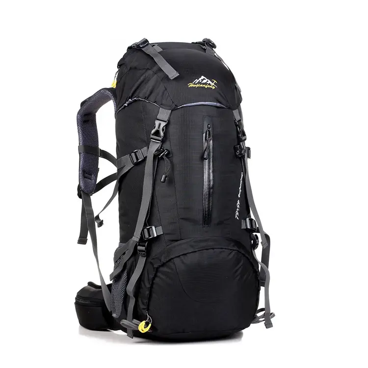Loowoko 50L Hiking Backpack with Rain Cover - Lightweight & Waterproof Camping Essentials Bag for All