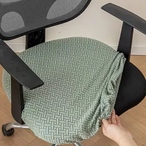 Elastic Chair Cover and Stool Cover, All-Season Non-Slip, Fits Dining and Office Chairs, Compatible with Most Chairs, Dining Chair Slipcover, Dining Chair Covers