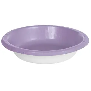 Lavender 20 oz. Solid Color Paper Bowls