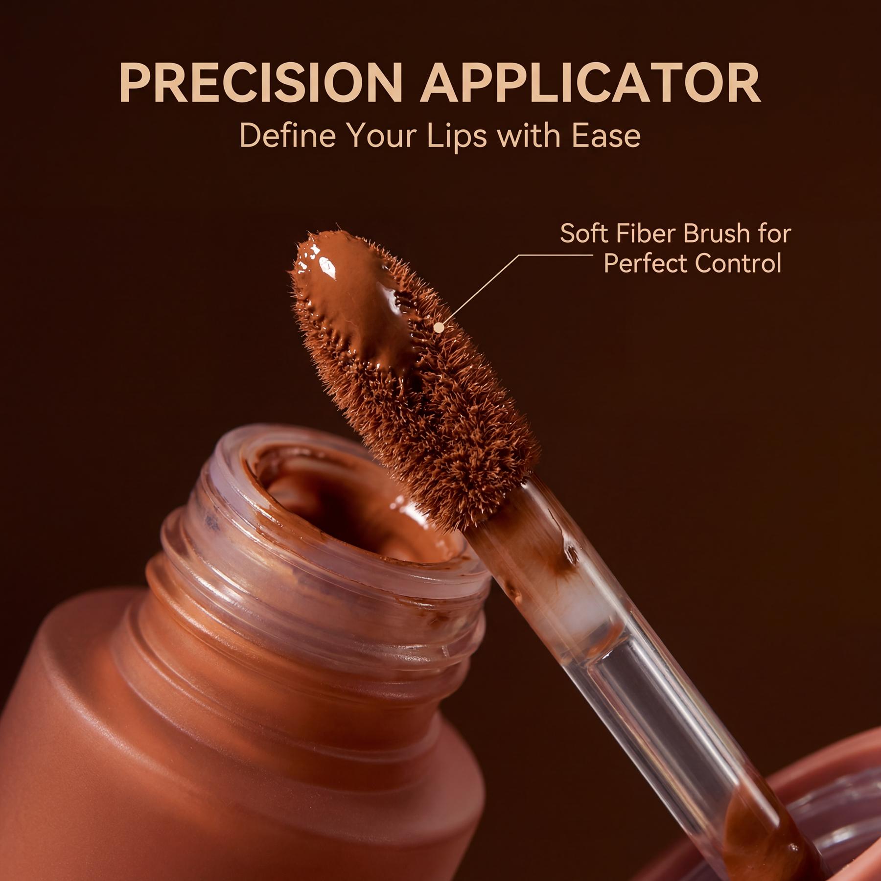 6Pcs Highly Pigmented Matte Liquid Lipstick Set Waterproof Long Lasting Smudgeproof Vivid Color Collection Nude Red Berry Plum Shades Hydrating Non-Drying Velvet Lip Gloss Makeup Kit for Women Daily Party Gift