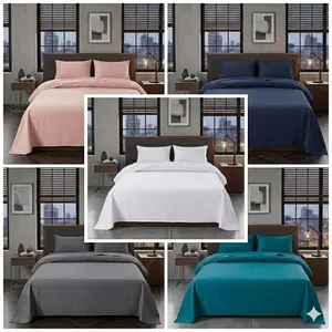 King Flat Sheet Only – Premium Hotel Quality Bedding – Ultra Soft & Breathable Microfiber – Cooling & Lightweight Comfort – Wrinkle Free, Fade Resistant – Easy Care, Durable King Size Top Sheet