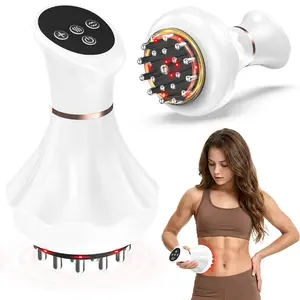 1 Count Body Sculpting Massage Tool, Handheld Cordless Electric Body Massager with Heat, Vibration & Soothing Pulse for Legs, Arms, Hips & Belly