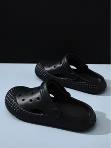 Women's Sporty Slip on Clogs, Casual Comfortable Breathable Non-slip Clogs, Fashionable Shoes for Outdoor Beach Vacation, Walking Shoes, Footwear