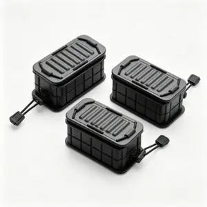 3-Pack Rotatable Quick-Release OC Spray Holster MK-4 Compatible Polymer Holder Secure Duty Belt Canister Pouch for Outdoor Law Enforcement & Security Equipment