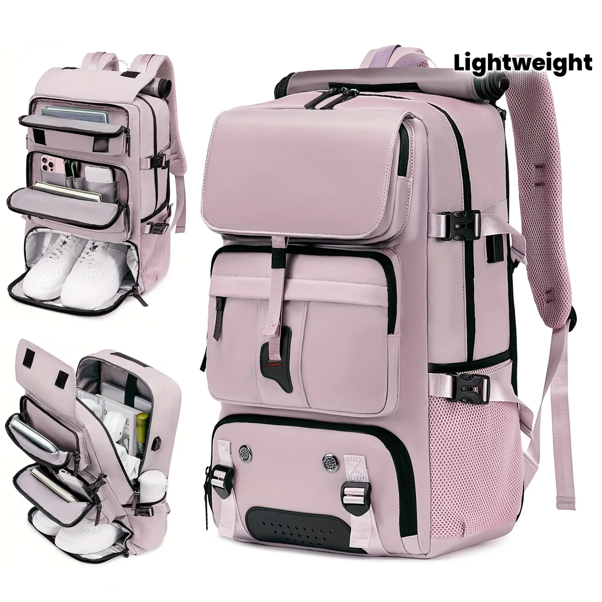 Outdoor Lightweight Women'S Laptop Backpacks, Multifunctional Business Men'S 16 Inch Computer Bags, Travel Rucksack For Outdoors Hiking Camping, Carry-On Bag, Sports, Campus, And Back-To-School Season