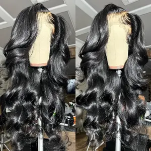 Bling Hair Ready&Go Body Wave 5x5 7x5 Lace Wig 30 32 Inch Glueless 6x4 9x6 HD Body Wave Lace Frontal Wig Human Hair Pre plucked Transparent HD Lace Front Wig For Black Women