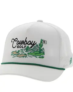 Hooey Men's Cowboy Golf Landscape Trucker Cap - 2517T-Wh