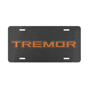 Ford Tremor Carbon Fiber License Plate, Off-Road Truck Front Tag, Premium Ford Accessory, Gift for Tremor Owners
