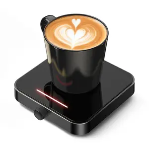 House Mug Warmer, Electric Coffee Cup Warmer for Desk with 3-Temp Settings,Auto Shut Off, Constant Temperature Heating for Beverage, Milk, Tea and Hot Chocolate at Home & Office (Black)