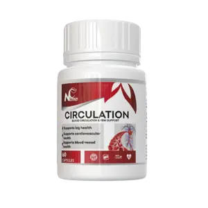 CIRCULATION – Natural Circulation & Veins Support with Diosmine & Hesperidine - 60 Capsules for Cardiovascular Health