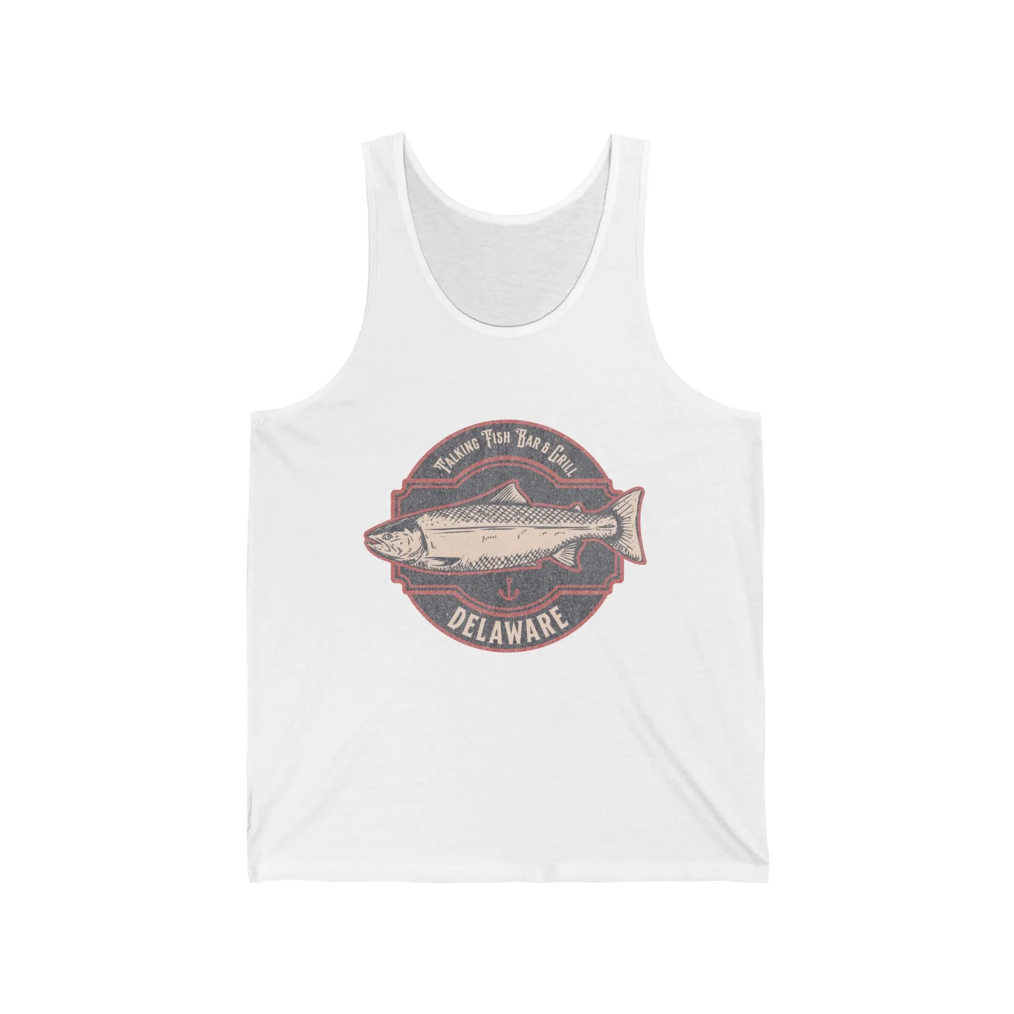 Talking Fish Bar & Grill Delaware: Unisex Jersey Tank
