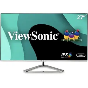 ViewSonic VX2776-4K-MHDU 27 in. 4K IPS Monitor with Ultra HD Resolution - 65W USB C - HDR10 Content Support - Thin Bezels - HDMI & DisplayPort - VX2776-4K-MHDU