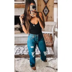 Hammer Distressed High Waist Jeans