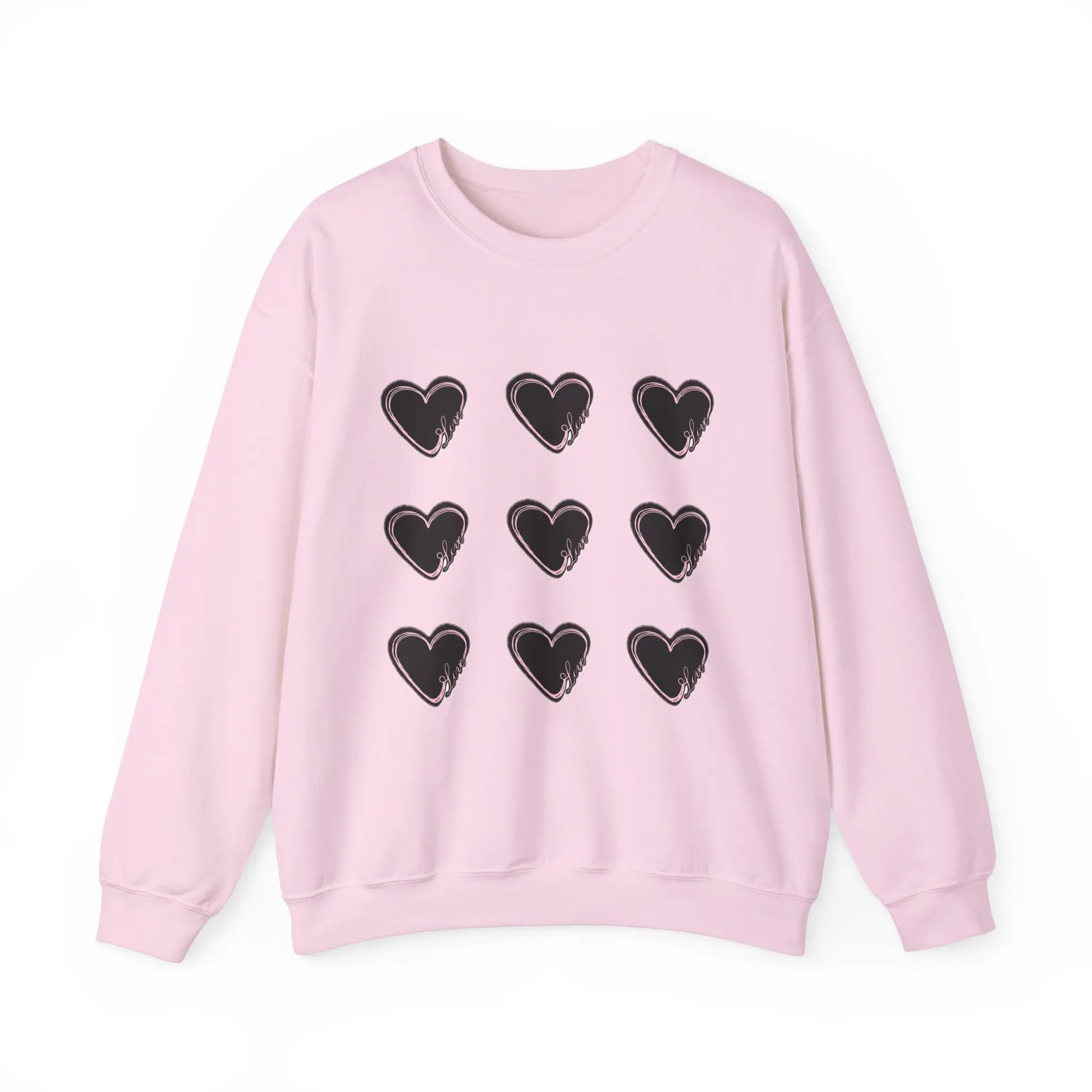 Valentines Sweatshirt, Heart Design, Love Crewneck, Romantic Jumper, Valentine's Day Gift, Couples Apparel