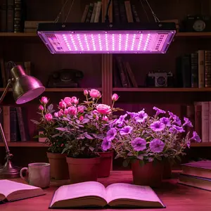 USB Powered Hanging LED Grow Light, Plant Lights For Indoor Growing, 96 LEDs Full Spectrum Plant Light for Indoor Growing, 180° Adjustable for All Growth Stages, for Succulents Herbs Vegetables in Home Office, Let Plants Grow Vigorously