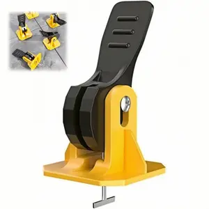 Professional Tile Leveling System Kit with Replaceable Steel T-Pins, Adjustable for 8-12mm Thickness & 1/8" Joints, Efficient Floor & Wall Tile Spacers for DIY and Contractors