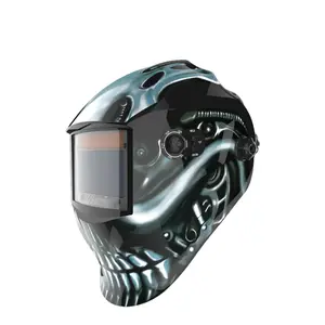 Mexin LYG-0E-7000 Welding Helmet Welding Protective Face helmet with Automatic Dimming & PP Material Lightweight Adjustable Head-Wearing Part for Tightness Solar-Powered Arc Welding Mask with Sensors Weldingcap