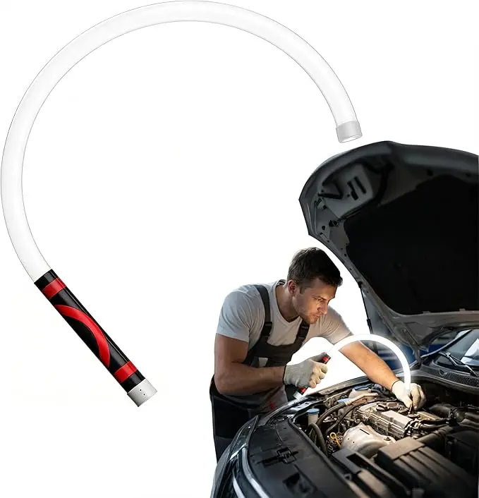 29 Inch Flexible LED Torch Light,Durable Bendable Rechargeable Powerful Bright USB Handheld Work Lamp,Practical Lighting Tool For Auto Service Vehicle Repair Indoor Dark Corner Inspection,Father's Day Gift For Technicians Mechanics Home Workshop Use