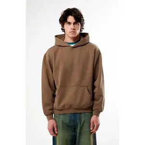 Pacsun Men's Washed Brown Hoodie