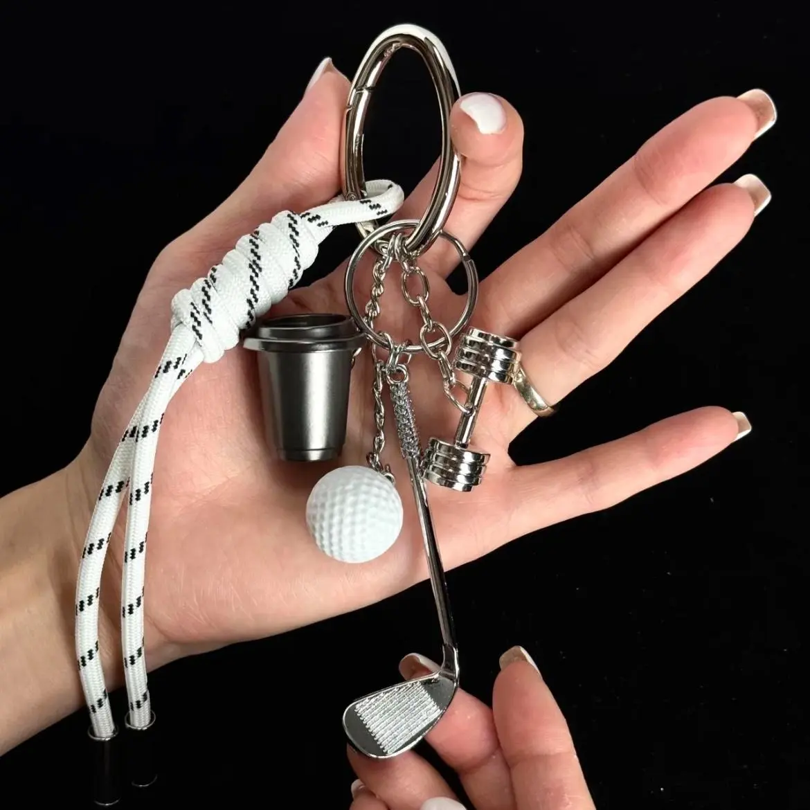 Golf Club Fitness Bag Charm