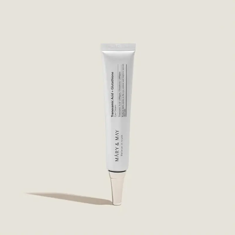 [Mary&May] Tranexamic Acid+ Glutathion Eye Cream 30ml,  Hydrating, Anti-Aging, Wrinkle Care, Firming, Eye Cream With Collagen Ampoule