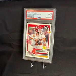 Donruss 2023 Full Name Variation Patrick Mahomes II PSA 9 Mint Condition Trading Card #149