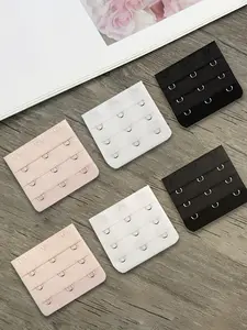 6pcs Bra Extension Clasp Cover: Get the perfect fit with adjustable 3-row 3-hook Bra Strap Extender! Womenswear, Accessories