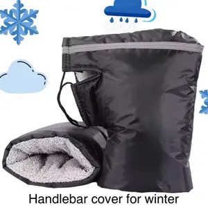 Handlebar cover for winter