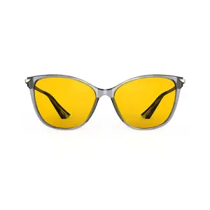 Amber Shield Cat-Eye Light Sensitivity Glasses