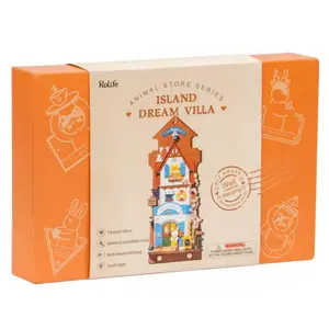 Robotime Rolife Animal Store Series Island Dream Villa Building Set
