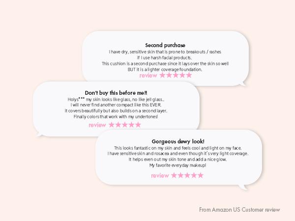 [AMUSE Seoul Official] DEW JELLY VEGAN CUSHION | 5 Shades Concealer Foundation Makeup Cosmetic