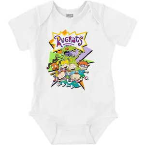 Rugrats Retro Cartoon Characters Baby Romper Boys or Girls