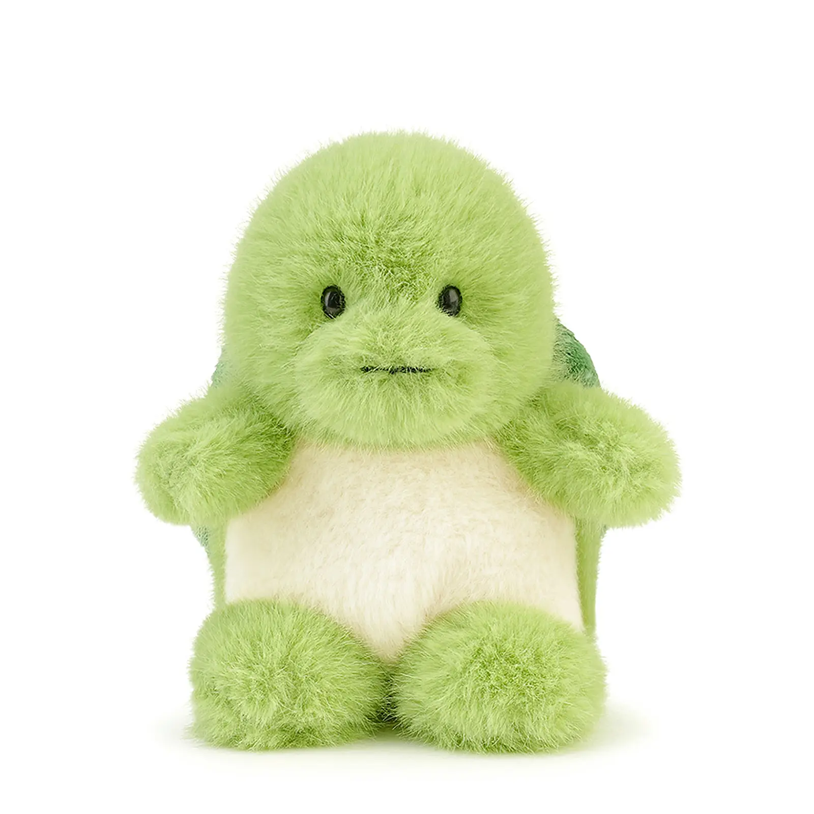 PEACHCAT Green Turtle Kawaii Stuffed Animal - 5.9 Inches Soft Adorable Stuffed Toy, High-Quality PP Cotton Filled, Slightly Weighted Small Plush, Unisex Toddler Gift, Cute Look, Hand Washable, Safety-Tested, #summervibes