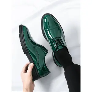 Men's Business Formal Shoes, British Style Gentleman Derby Shoes, Elegant Footwear for Office & Events, Comfortable Design