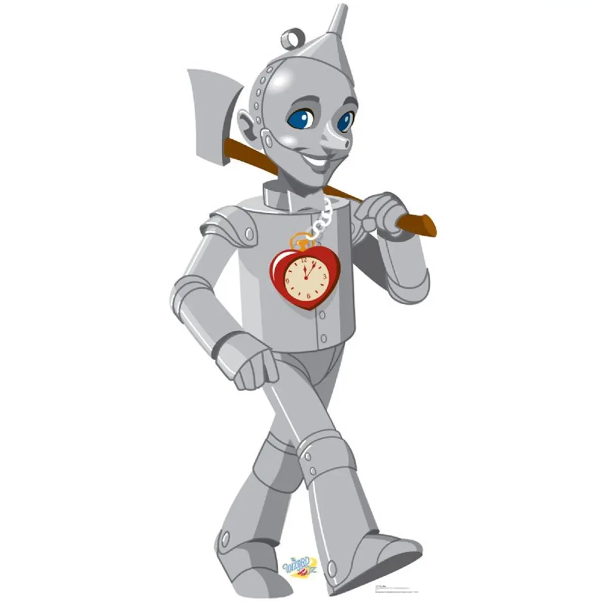 Advanced Graphics 1077 Tin Man Cartoon Character Cardboard Standup - Foldable, Laminated, Die-Cut Home Supplies Home Decor for Kids (WOZ Themed)