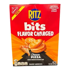 Ritz Bits Flavor Charged Cheese Pizza Cracker Sandwiches - 1 Box, 8.8 oz