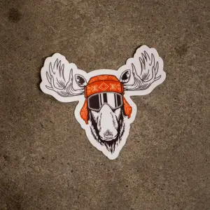 Ehhh Moose Sticker