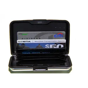 Ultimate RFID Protection Aluminum Credit Card Holder for Men & Women - Stylish Travel Wallet with 6 Slots for Cards - Blue, Brown, Gray, Green, Orange, Pink, Purple, Red, Silver - Lightweight & Durable