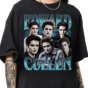 Limited Edward Cullen Vintage T-Shirt, Graphic Unisex T-shirt, Retro 90's Fans Homage T-shirt, Gift For Women and Men