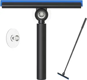 for Window Cleaning, Shower  with Extension Pole, Telescopic , Extendable Window Cleaner Tool for  Windows, Tile Walls, Sliding Door, Shower Glass Door
