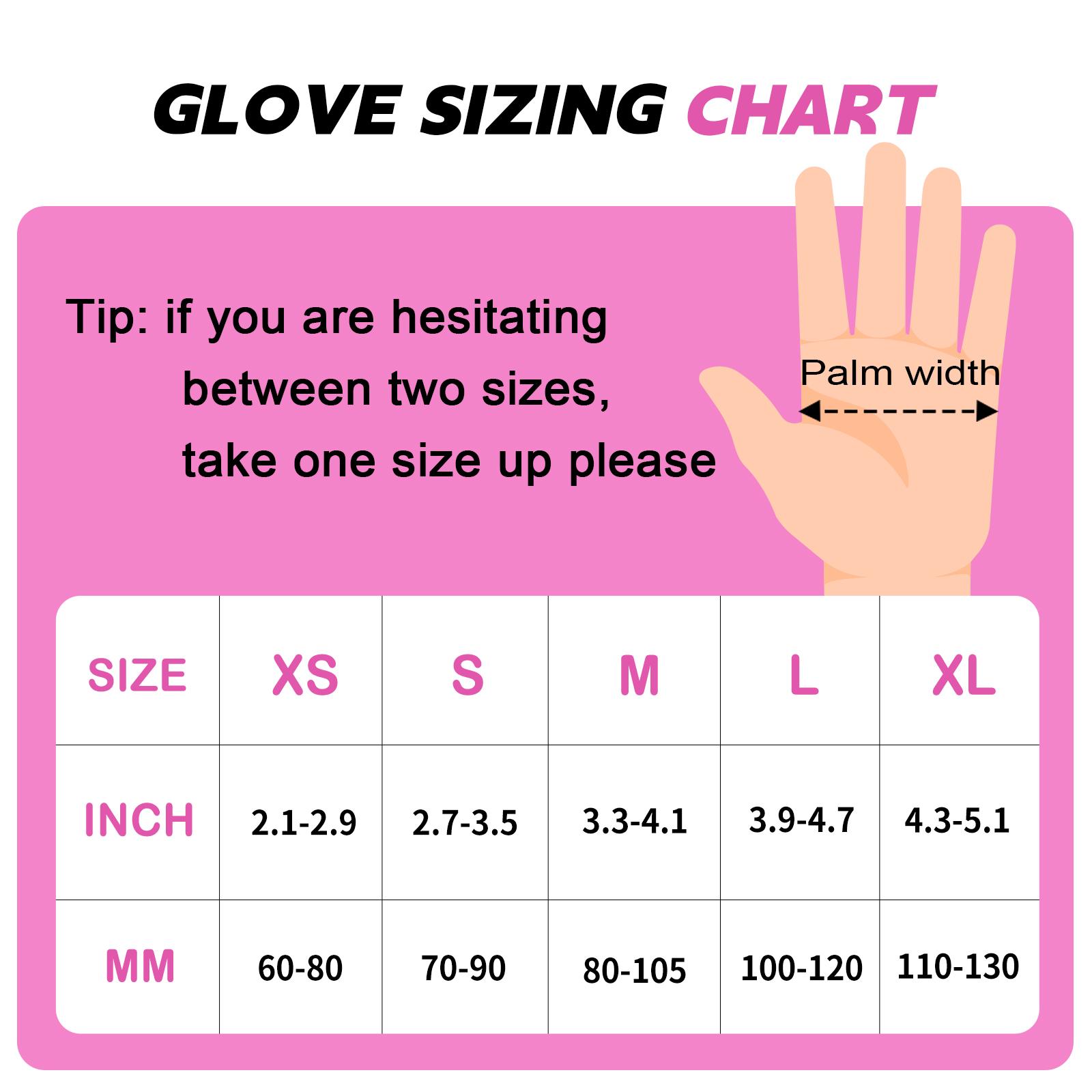 FINITEX Rose Red Nitrile Cleaning Gloves, Disposable Latex&Powder-Free Cook Kitchen Nail HandCare Manicure DIY Art Craft Household Office Essentials Gardening Farming Work,Durable Multi-Purpose Daily Home Decoration Tool,Spring Valentine Holiday Love Gift