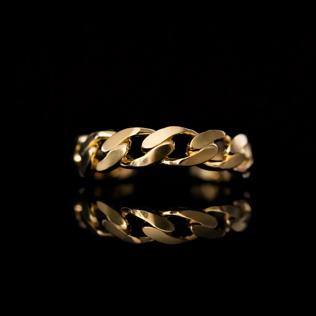 14K Gold Heritage Cuban Ring