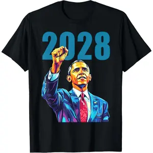 Obama for President Obama 2028 T-Shirt