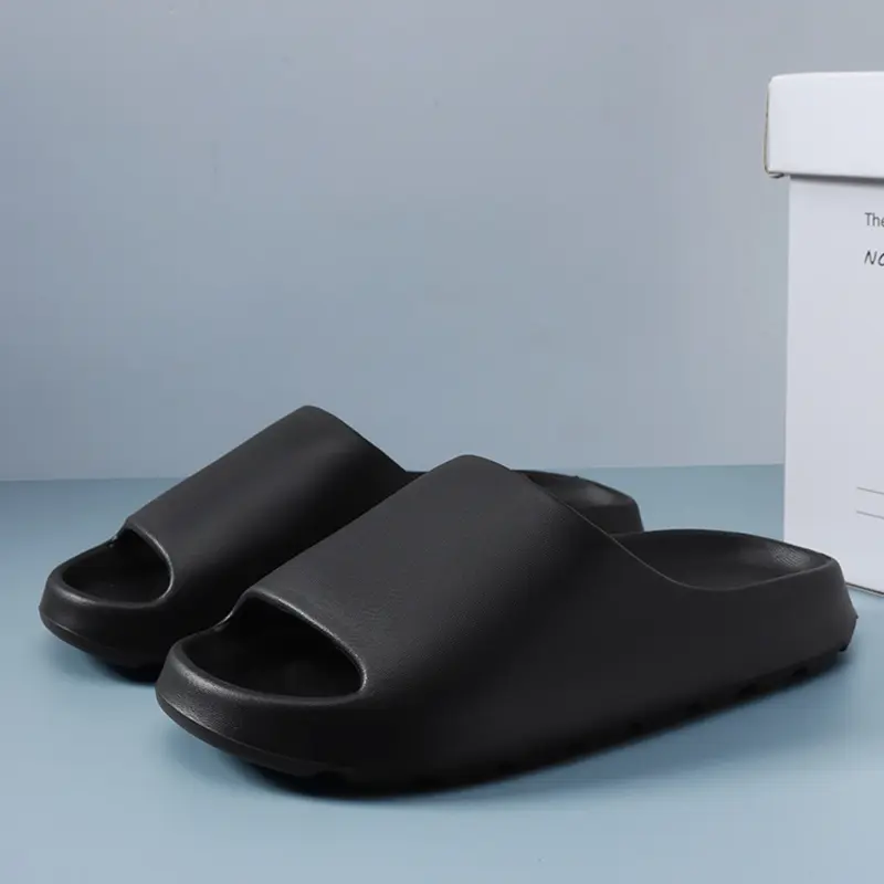 Men's Casual Plain Color Slides, Comfortable Breathable Non-slip Slippers, Summer Casual Comfortable Home Slippers for Indoor & Outdoor Wear, Boy, Anti Slip Slippers, Breathable Nonslip